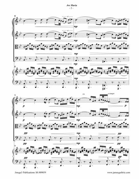 Schubert Ave Maria For Piano Quintet Page 2