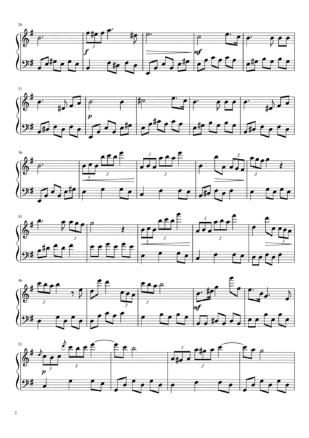 Schubert Liszt Stndchen Easy Piano Page 2