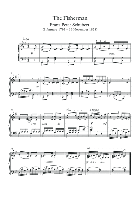 Schubert Piano Melodies Page 2