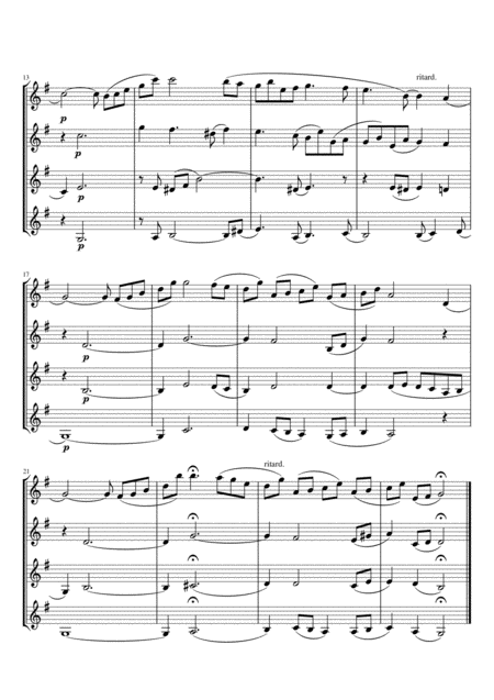 Schumann Traumerei For Clarinet Quartet Page 2