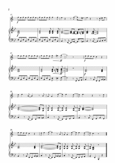 Scooby Doo Where Are You For Trombone In Bb Treble Clef And Piano Page 2