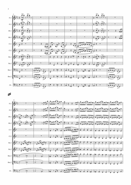 Scott Joplin The Entertainer In Cut Time Alla Breve Wind Dectet And Bass Page 2