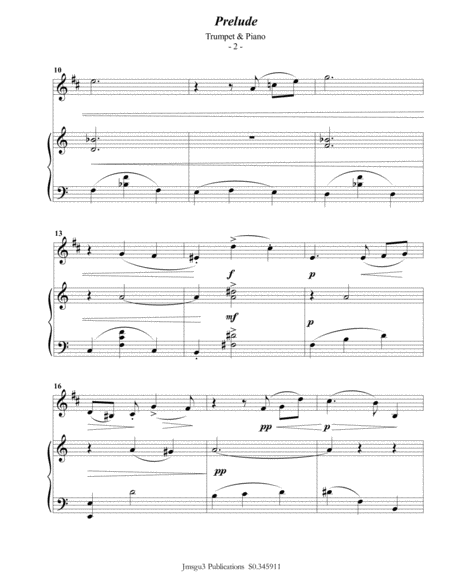 Scriabin Prelude Op 11 No 2 For Trumpet Piano Page 2