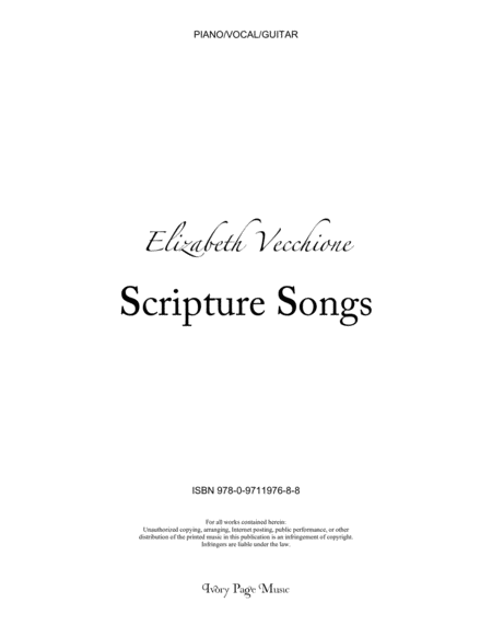 Scripture Songs Songbook Page 2