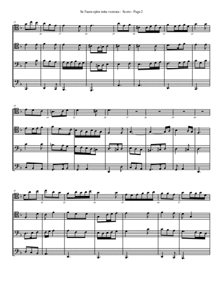 Se L Aura Spira Tutta Vezzosa For Trombone Or Low Brass Quartet Page 2