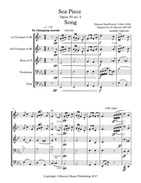 Sea Piece Opus 55 No 5 Song Page 2