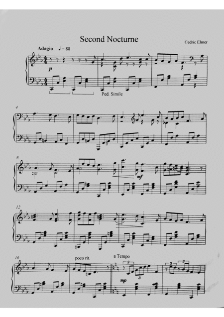 Second Nocturne For Piano Page 2