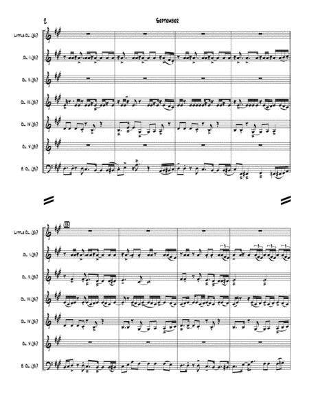 September Earth Wind Fire For Clarinet Septet Full Score Set Of Parts Page 2