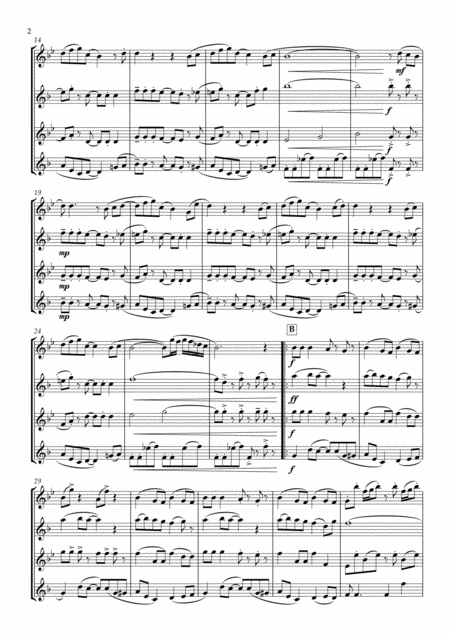 September For Saxophone Quartet Satb Page 2