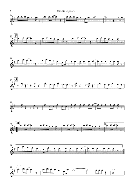 September Saxophone Quartet Aatb Page 2