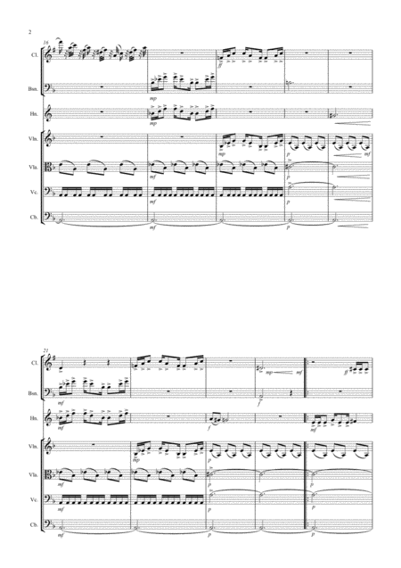 Septet No 1 Op 19 In D Minor For Strings And Wind Page 2