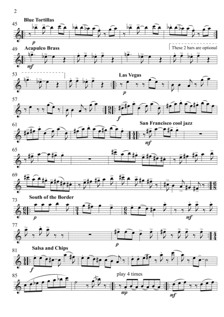 Septettin For Saxophones Set Of Parts Page 2