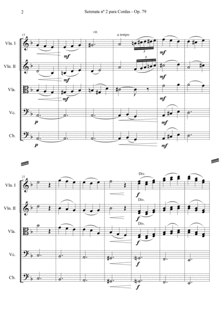 Serenade For Strings No 2 Page 2