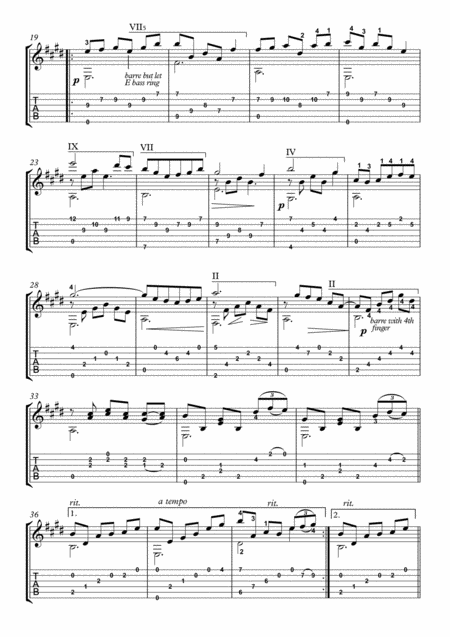 Serenata Guitar Solo By Toselli Page 2