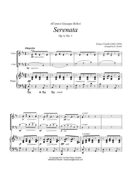 Serenata Rimpianto Op 6 For Piano Trio Page 2