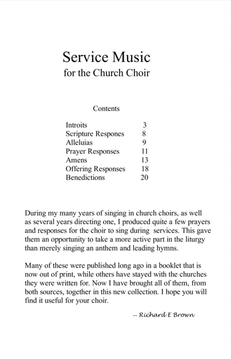 Service Music For The Church Choir Page 2