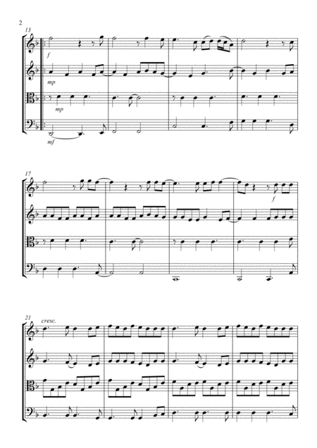 Set Fire To The Rain Arranged For String Quartet Page 2