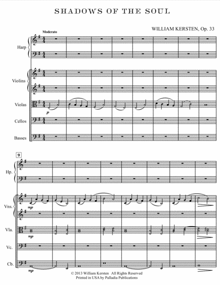 Shadows Of The Soul For Strings And Harp Page 2