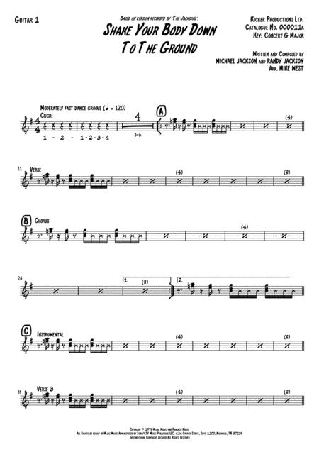 Shake Your Body Down To The Ground Guitar Page 2