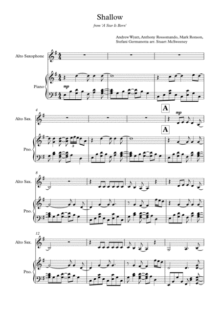 Shallow Alto Sax Solo Page 2