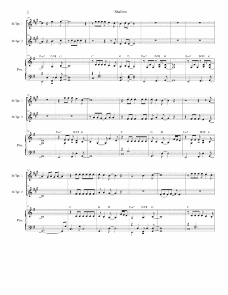 Shallow Duet For Bb Trumpet Page 2