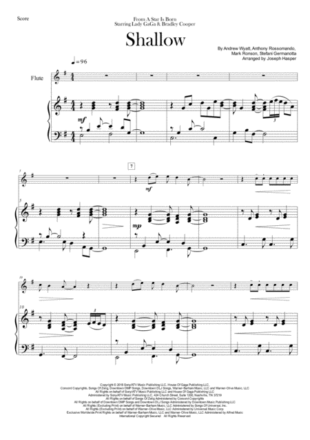 Shallow Flute Solo With Piano Page 2