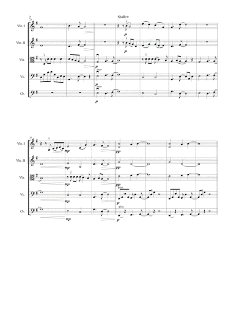 Shallow For String Orchestra Page 2