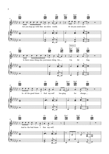 Shallow From A Star Is Born G Flat Major Page 2