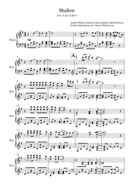 Shallow Piano Solo Page 2