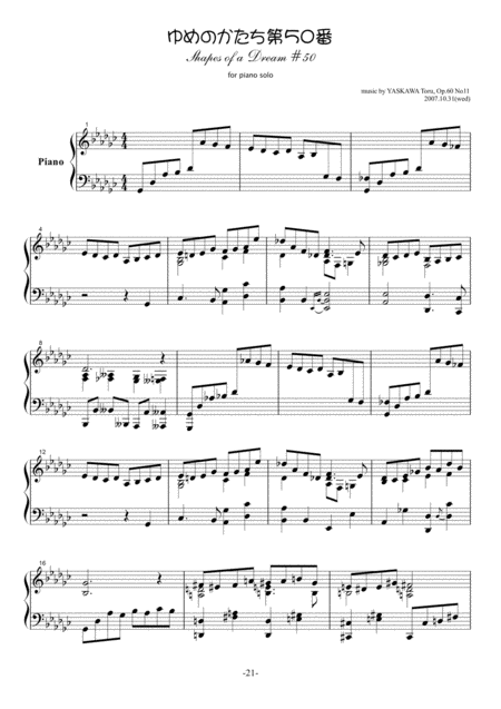 Shapes Of A Dream No 50 G Flat Major Op 60 No 11 Page 2