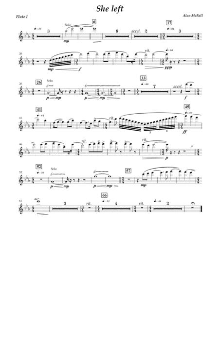 She Left Full Orchestra Parts Page 2