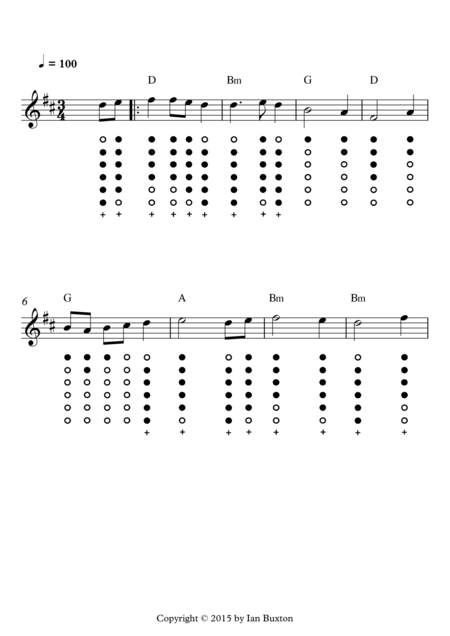 Sheebeg And Sheemore For Tin Whistle With Chords Page 2