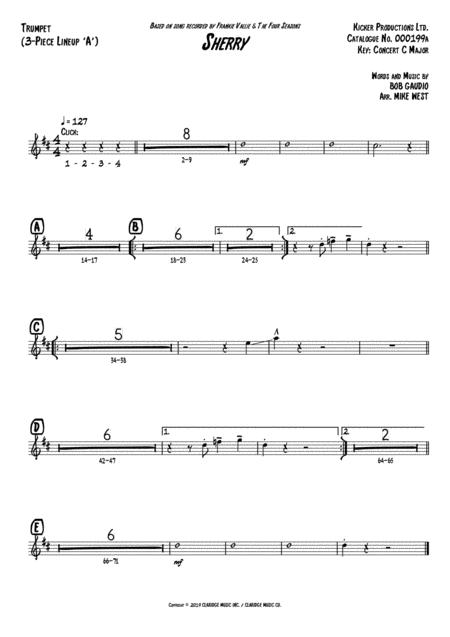 Sherry Baby 3 Piece Brass Section A Page 2