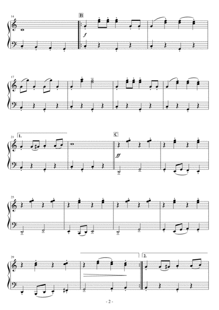 Short Ez Piano 276 The Lonely Goatherd From The Sound Of Music Page 2