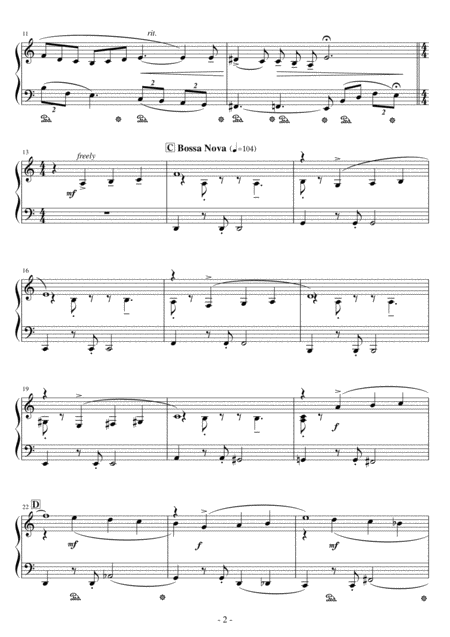 Short Ez Piano 321 Les Feuilles Mortes Alla Bossa Page 2