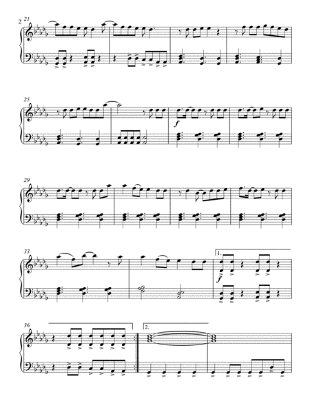 Shut Up And Dance For Early Intermediate Piano Page 2