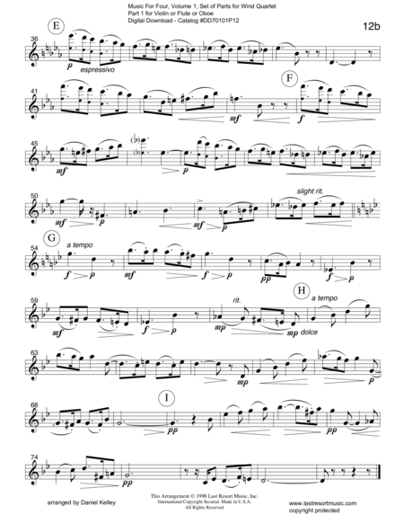 Sicilienne From Pelleas Et Melisande Wind Quartet Or Mixed Quartet Page 2