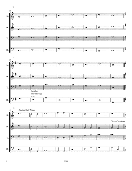 Sight Singing 4 Part Satb Chorale Practice Page 2