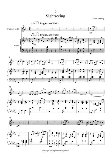 Sightseeing A Jazz Waltz For Trumpet And Piano Page 2