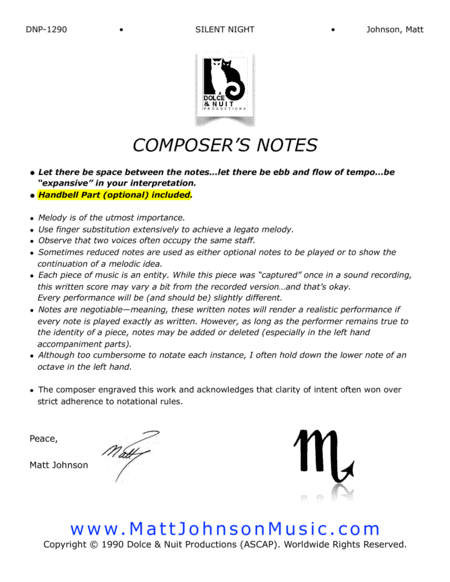 Silent Night An Expansive New Age Arrangement Page 2