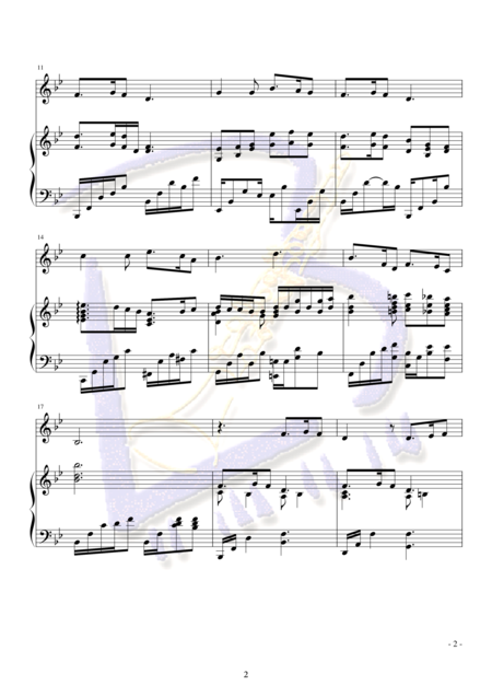 Silent Night For Instrument And Piano Page 2