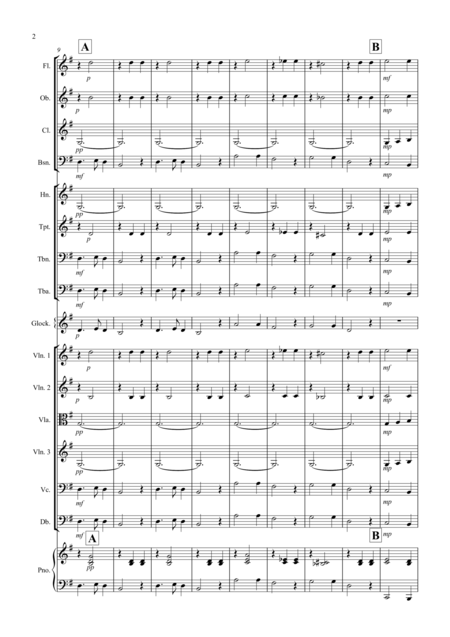 Silent Night For School Orchestra Page 2