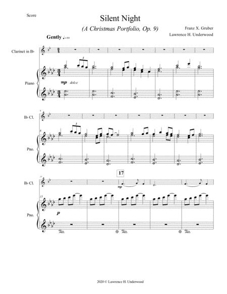 Silent Night For Solo Clarinet Page 2