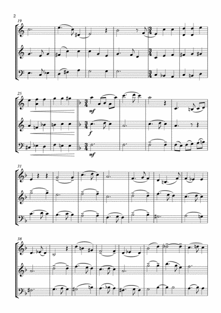 Silent Night String Trio Violin Violin Cello Grades 3 Part Scores Included Page 2