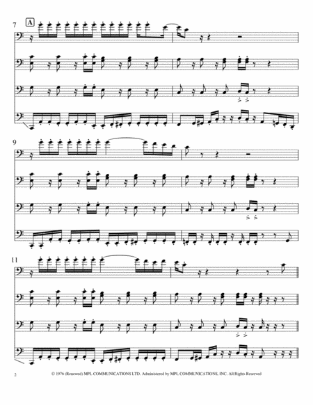 Silly Love Songs Cello Quartet Page 2