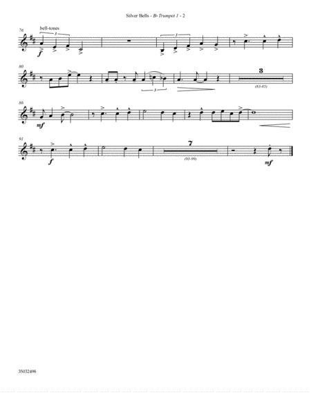 Silver Bells Arr Mark Hayes Bb Trumpet 1 Page 2