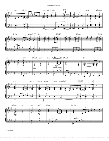 Silver Bells Arr Mark Hayes Piano Page 2