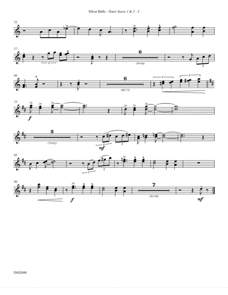 Silver Bells Arr Mark Hayes Tenor Sax 1 2 Page 2