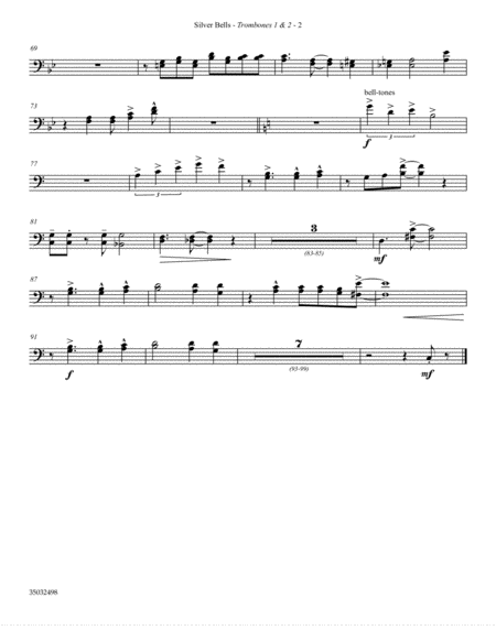 Silver Bells Arr Mark Hayes Trombone 1 2 Page 2