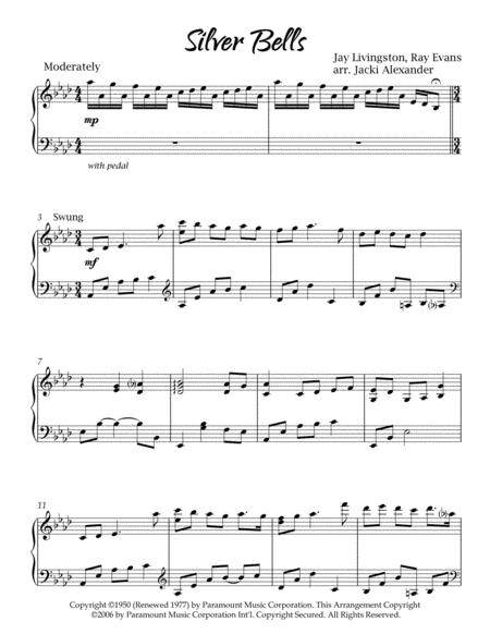 Silver Bells Arranged For Solo Intermediate Piano Page 2